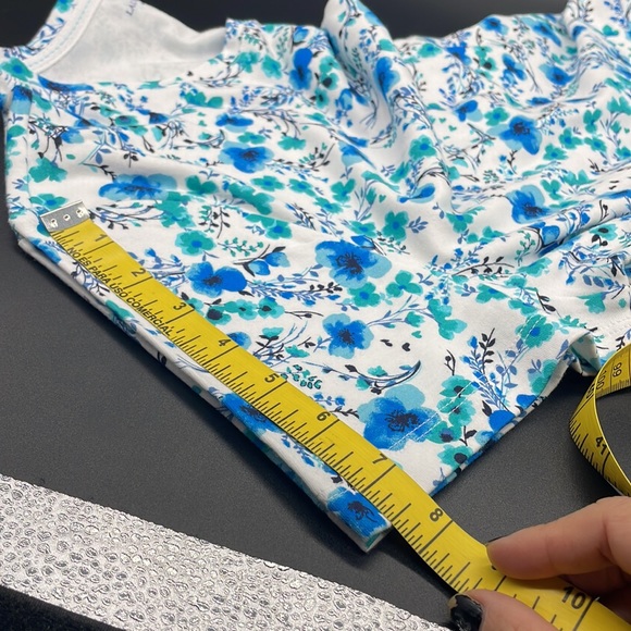 Laura Scott Floral Print Short Sleeve Shirt - Picture 10 of 10